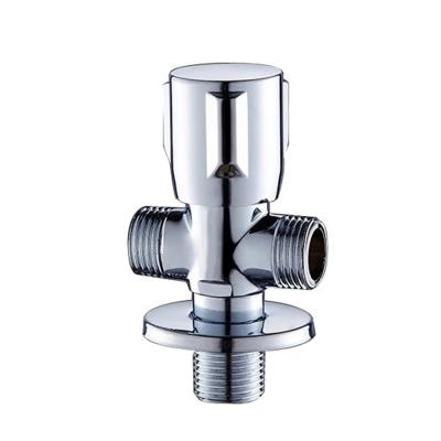 China Modern Bathroom Chrome Plated And Polished Triangle Toilet Angle Valve Stop Faucet For Water Heater for sale