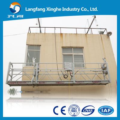 China Building facade cleaning gondola , sky climber platform , electric rope cradle platform for sale