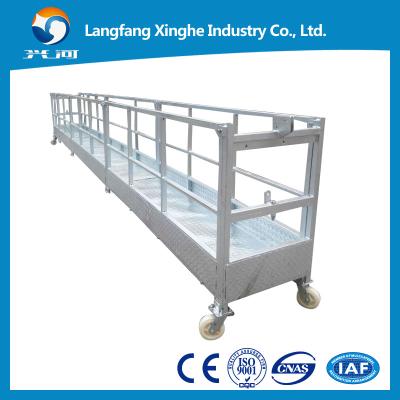 China Mobile rail suspended electric scaffolds , hanging platform zlp , zlp630, zlp800 for sale