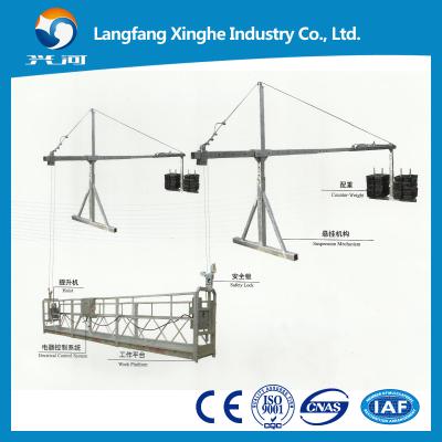 China ZLP series electric steel suspended platform philippines , electric scaffolding for sale