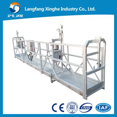 China 8.5m/min zlp800 steel rope suspended platform , swing stage cradle , roof cleaning gondola for sale