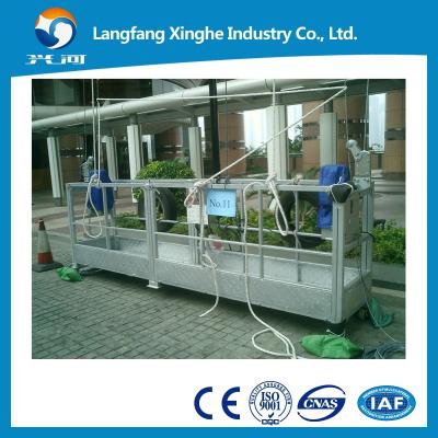 China HOIST for aluminium alloy / hot galvanized the working platform / swing stage for sale