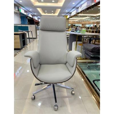 China Factory Direct Selling Adjustable Luxury High Back PU Office Chair Conference Room Chair Computer Executive Office Chair (Waist) for sale