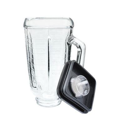 China Household Ost Blender Spare Parts - Lid&square Black Rubber Glass Jar Central &Clear Blender for sale