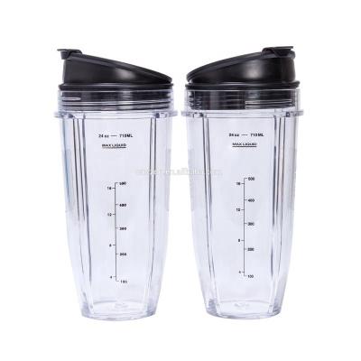 China 2-Pack Household Replacement 24 Ounce Nutri Juicer Blender Cup 103KCP for BL487T Nutri Blender for sale