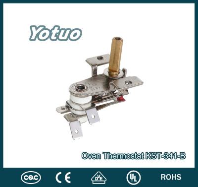 China kst-341-b bimetal adjustable thermostat temperature control for stove for sale