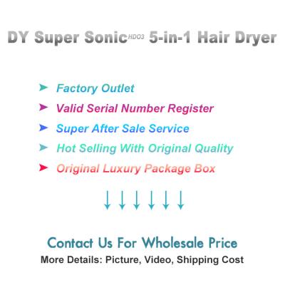 China Professional Ionic Negative Ion Hair Dryer Leafless Super Sonic Hair Dryer Accessories 5 in 1 Dy Hair Dryer for sale