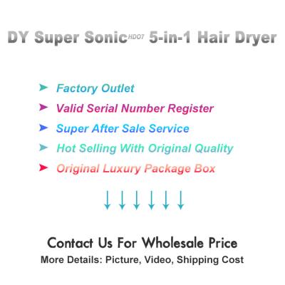 China Factory Price Ionic Accessories 5 in 1 Dy Hair Dryer Super Sonic Professional Negative Ion Hair Dryer Leafless Hair Dryer Accessories for sale