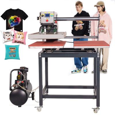 China Convenient T-shirt heat press machines dtf pet film printer Automatic Heat Press Printing Machine pressing clear picture for sale