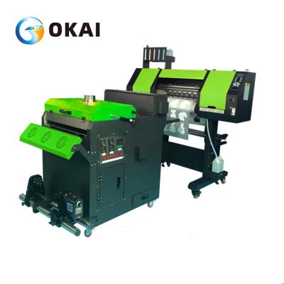 China Garment Shops A1 Best New Products dtf printer t-shirt dual head dtf powder shaker 3200 heat melt machine for sale