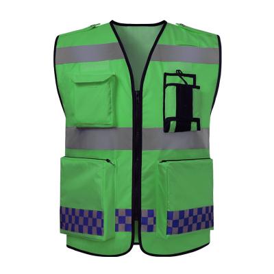 China High Visibility Selling Adjustable Strap Belt Reflective Gear High Visibility Vest Warm, Work Safety Reflective Vest for sale