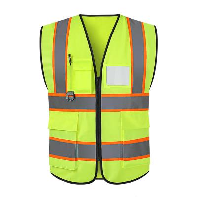 China Wholesale Custom Logo Polyester Cheap Running Safety High Visibility Adult Workplace Reflective Vest for sale