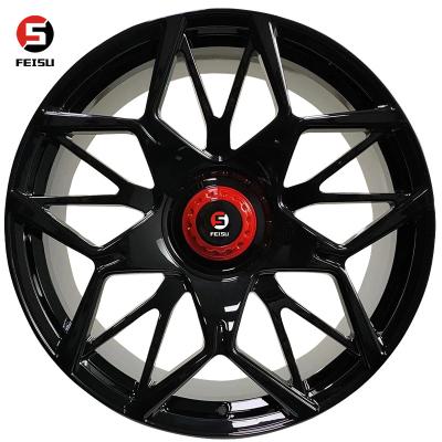 China Forged Rims + Forged Wholesale Private Production 18 Spokes 19 20 21 22 Inch 2 Pieces Fashion Design Hot Selling Custom Car Alloy Forged Wheels Mags for sale