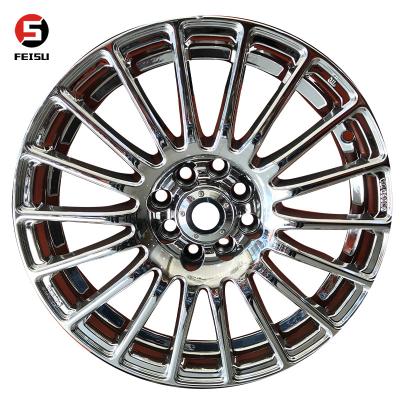 China Custom Wholesale Private Production Aluminum 18 19 20 21 22 23 24 Inch 2 Piece Car Alloy Forged Wheels Chrome Mags Fashion Rims for sale