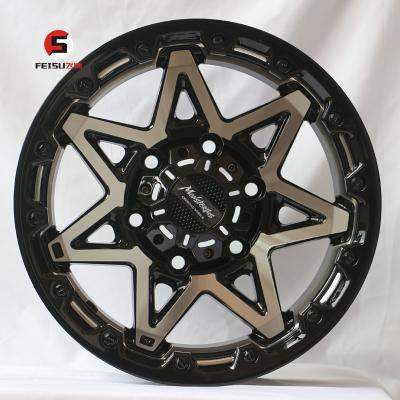 China Hard alloy 15inch 6*139.7 hiace 4*4 off-road car alloy wheels for sale