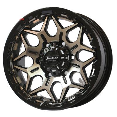 China 15 Inch Pickup 4*4 5*114.3 6*139.7 Aluminum Off-Road Alloy Wheels for sale