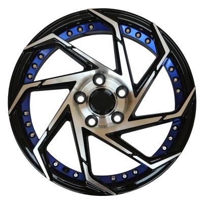 China 15inch FS8001 4*100 Japan design wind alloy wheels mags rines car aluminum rims for sale