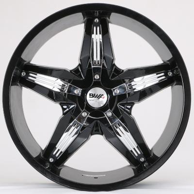 China ALLOY 18 inch 2 inch 20 crave 5-114.3/4-100 6-139.7 black car alloy wheels rims tires mags for 4*4 pickup car for sale