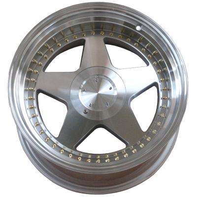 China 18 Inch Aluminum Racing Wheel Deep Lip Aluminum Alloy Rims Concave Wheels Mags For VW Golf4-5 Touring Car Tires for sale