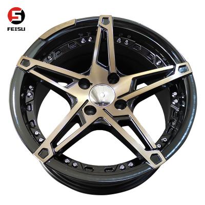 China Beautiful Shape 16Inch 5Holes Fashion Car Alloy Wheels Popular Design European Style Rims Hot Sale Wheel Rims Factory Wheel Rims for sale