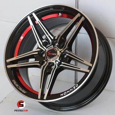 China Rim 4*100 Racing Car Aluminum Alloy Wheels 15 Inch 4x100 4x114.3 Touring Car Alloy Rims New Car Wheels Cheap Price Wholesale for sale