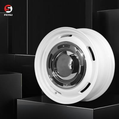 China Aluminum Wheels Rims 15 Inch Popular Style For Wholesale Car Tires With Big Lip 4/5 Deep Holes Parts Aftermarket Automotive Wheels for sale