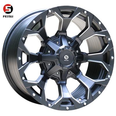 China Beautiful Shape 16inch 4x4 Off-Road Car Alloy Wheels Passenger Carwheels Fashion Design Hotsale Style Mags Rines 5 Holes 6 Holes Aftermarket Rims for sale