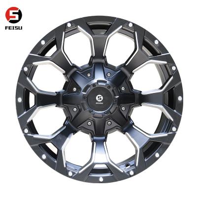 China Beautiful Shape 18inch SUV 4x4 Alloy Wheel Rims Passenger Carwheels Mags Popular Design Rines Off-Road Fashion Rims 5/6 Hole Wheels for sale