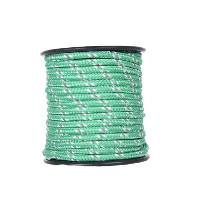 Chine Le solide a tressé la ligne 50m campante en nylon de Guy Ropes Reflective Guy pour extérieur à vendre