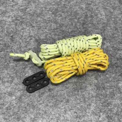 China los 5mm*15M Reflective Fluorescent Guy Ropes Camping Paracord en venta