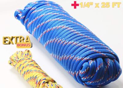 China Diamond Braided Nylon Rope 32 trenza resistente el 100FT ULTRAVIOLETA del 1/2in en venta