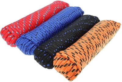 Chine Diamond Braid Polypropylene Rope 3/8 pouce 50 pieds corde résistante de temps universel de poly à vendre