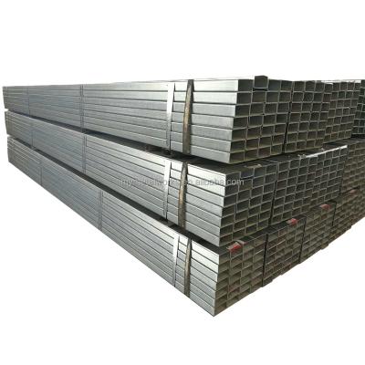 China Structure Pipe Galvanized Steel Rectangular Tube for sale