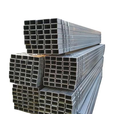 China Structure Pipe ERW Rectangular Tube Thin Wall for sale