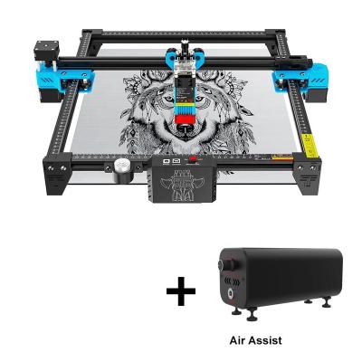 China 3D Tts10 Twotrees Graveur Laser Mark Printer Cutter Graver Laser For Pvc Plastic Laser Engraving Machines for sale