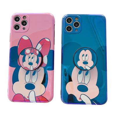 China Couple Shockproof New Products Mickey Minnie Blu-ray Mobile Cell Phone Case For iPhone 13 12 pro 11 pro 7 8 max plus Xs Max Back Cover for sale