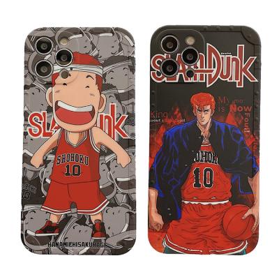 China Japan Cartoon Man Shockproof Slam Dunk Sweet Cartoon Enthusiast For iPhone 12 pro 11 max pro X max XR XsMax 12 Mini Cell Phone Case Cover for sale