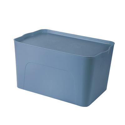 China Collapsible Plastic Basket Desktop Cosmetic Household Storage Snack Storage Box Dormitory Kitchen Organization Storage Box for sale