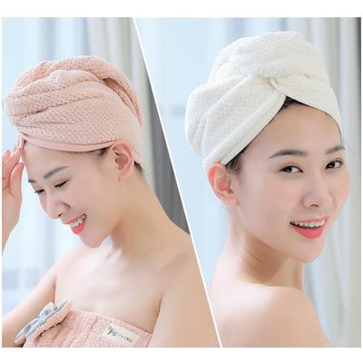 China QUICK-DRY QUICK-DRY Hair Towels Pineapple Grid Hair Dryer Anti-Frizz Microfiber Quick-drying Towel High Soft Absorption Quick-drying for sale