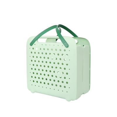 China Flexible OEM Customized Plastic Collapsible Foldable Portable Dirty Clothes Laundry Hamper for sale