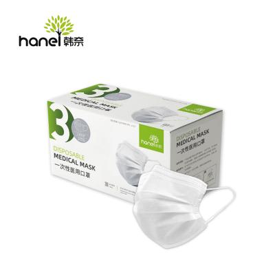 China White Earloop Meltblown Surgical Masks for Air Pollution for sale