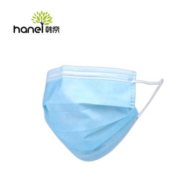 China Adult 3ply Earloop Large Quality Disposable Medical Face Mask With 3 Ply Non Woven Medical Face Shield for sale