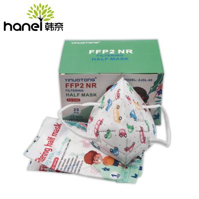 China Fashion Children KN95 Face Mask Breathable Cute Sublimation Printing FFP2 Face Masks Child Disposable for sale