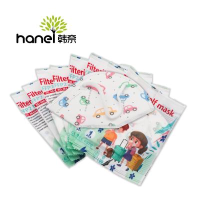 China 5 Layer Breathable Children KN95 Mask For Individually Pack FFP2 for sale