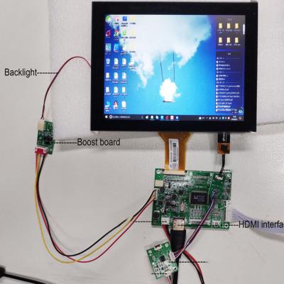 China Industrial Application 4:3 Touch Display 8 Inch Raspberry Pi 3 LCD Capacitive Touch Screen for sale