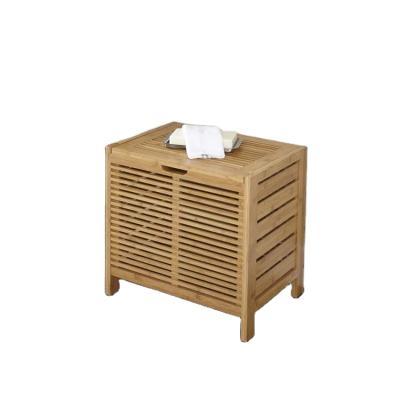 China Bathroom and living room nature laundry basket foldable simple original bamboo basket for sale