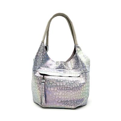 China Large bums elegant women shoulder bags ladies real good quality outdoor female ladies snakeskin printing soft top handle shoulder bag for sale