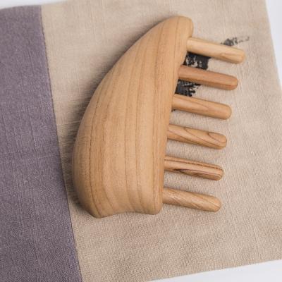 China Anti-static massage comb wooden products customization comfortable/durable/anti-static wooden hair comb wholesale for sale