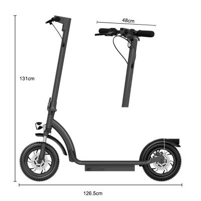 China Best Cheap Fast Unisex Big Wheels 2 Wheel Aluminum Electric Scooter With Led Car Balance Tricycle Scooter For Adult for sale