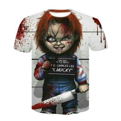 China QUICK DRY Custom Chucky T-shirt Shirt 3d Print Mens T Shirts For Mens Womens Hip Hop T-shirt for sale